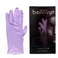 Перчатки нитриловые лиловые S Benovy (50 пар)