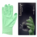 Перчатки нитриловые зеленые  Benovy S (50 пар)
