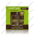 Набор для волос Macadamia Kativa (интенсивно увлажняющий кондиционер + шампунь для нормальных и поврежденных волос)