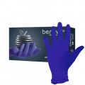 Перчатки нитриловые фиолетово-голубые (50пар) S Benovy