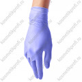 Перчатки нитриловые сиренево-голубые (50пар) S Benovy