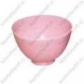Миска каучук 8см розовая