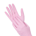 Перчатки нитриловые розовые XS Benovy новый дизайн (50 пар)
