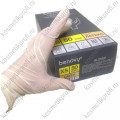 Перчатки латексные неопудренные бежевые XS Benovy
