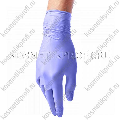 Перчатки нитриловые сиренево-голубые (50пар) S Benovy