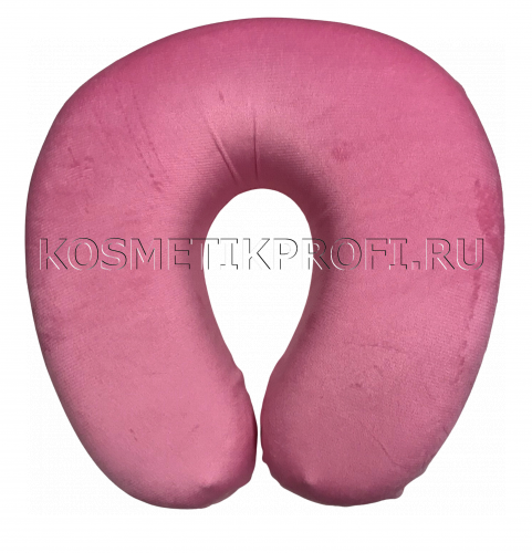 Подушка с эффектом памяти нежно розовая 
