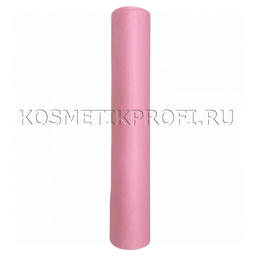 Простыни 70*200 в рулоне розовый Standart №100/600, 14 гр/м2