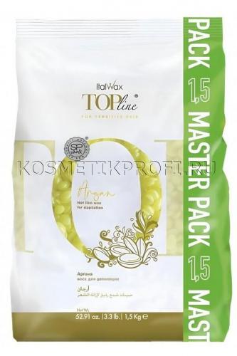 Воск горячий (пленочный) ITALWAX Top Line Argan (Аргана) гранулы 1,5 кг