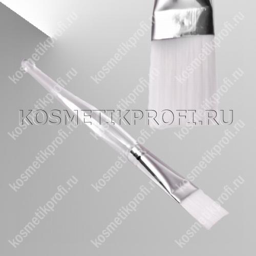 B6-1 Кисть для нанесения косметики синтетика белая