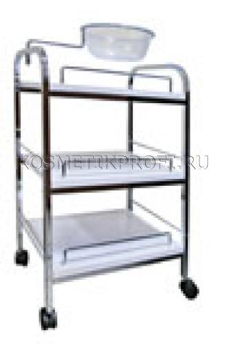 TR-15 Тележка (держатель для миски, 3 полки, металл) 