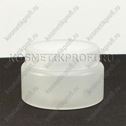 Баночка белая/полупрозрачная 50мл