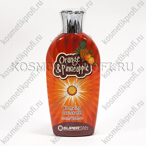 Бронзирующий ускоритель загара ORANGE & PINEAPLE с маслом апельсина 200 мл Supertan