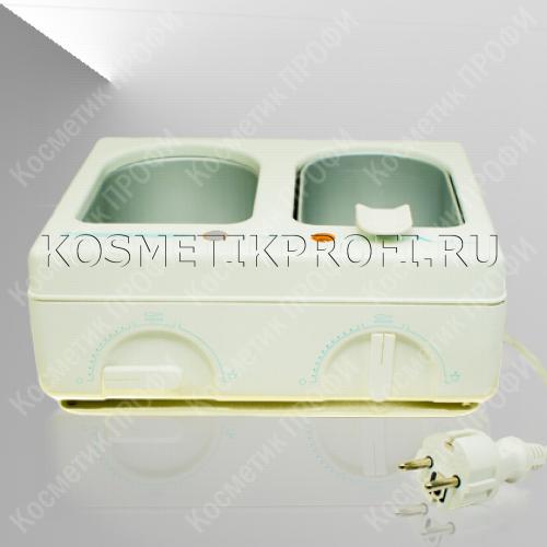 Ванна-нагреватель воска с 2-мя камерами Worldepil