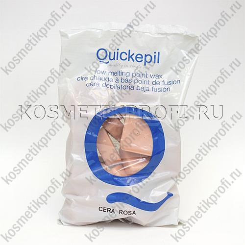 Горячий воск РОЗА 1кг Quickepil
