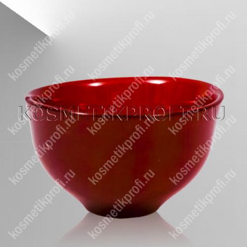 Емкость косметологич. из стекла бордовая