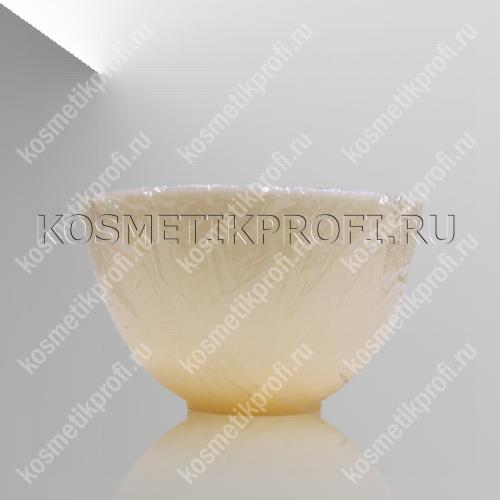 Емкость косметологическая мягкая для масок верхний диаметр13см * высота 8.5 см  розовая