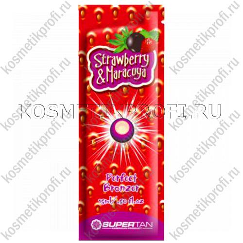 Интенсивный бронзатор STRAWBERRY & MARACUYA для тела с антиэйдж-эффектом 15 мл Supertan