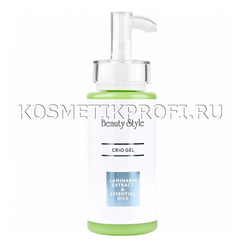 Крио гель "Лимфотоник" для снятия усталости, отеков ног с ламинарией и маслами 200 мл Beauty Style