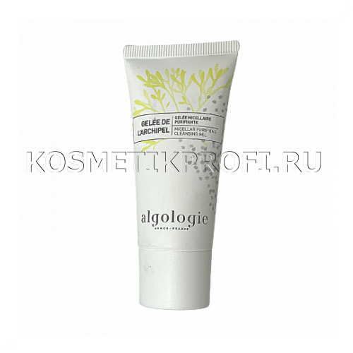 Мицеллярный очищающий гель для жирной и смешанной кожи 20мл Algologie