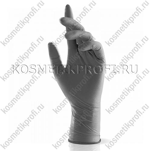 Перчатки нитриловые серые S Benovy  (50 пар)