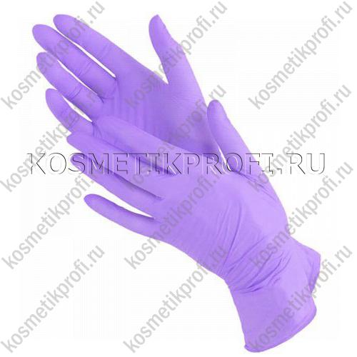 Перчатки нитриловые сиренево-голубые XS Klever