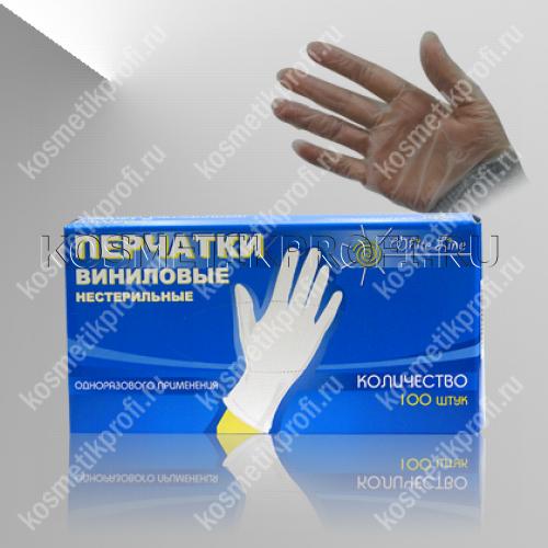 Перчатки ПВХ - виниловые неопудренные "S" 50пар