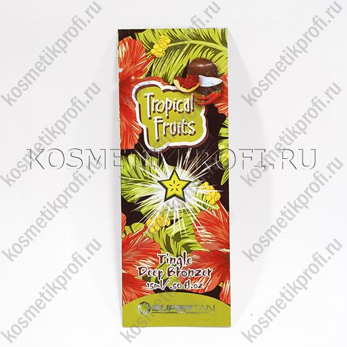 Разогревающий бронзатор TROPICAL FRUITS с тинглом 15 мл Supertan