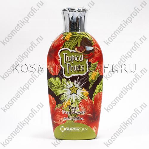 Разогревающий бронзатор TROPICAL FRUITS с тинглом 200 мл Supertan