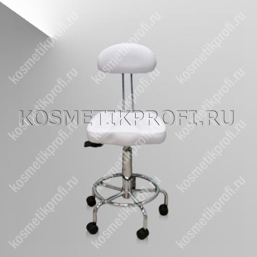 Стул со спинкой КОСМЕТОЛОГИЧЕСКИЙ HZ-9008 БЕЛЫЙ