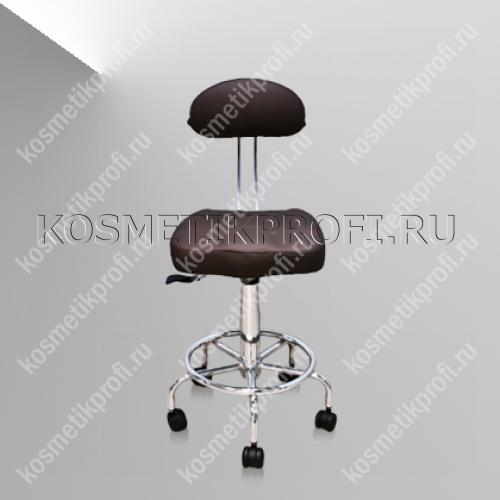 Стул со спинкой КОСМЕТОЛОГИЧЕСКИЙ HZ-9008 КОРИЧНЕВЫЙ
