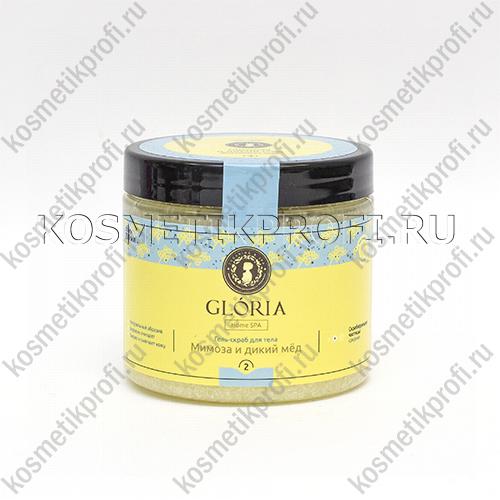 Гель-скраб для тела "Мимоза и дикий мед" GLORIA, 200 мл