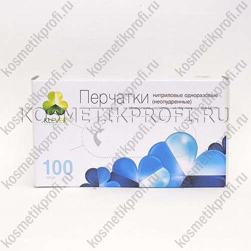 Перчатки нитриловые голубые XS Klever
