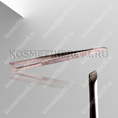 Пинцет со скосом ребристо-узко