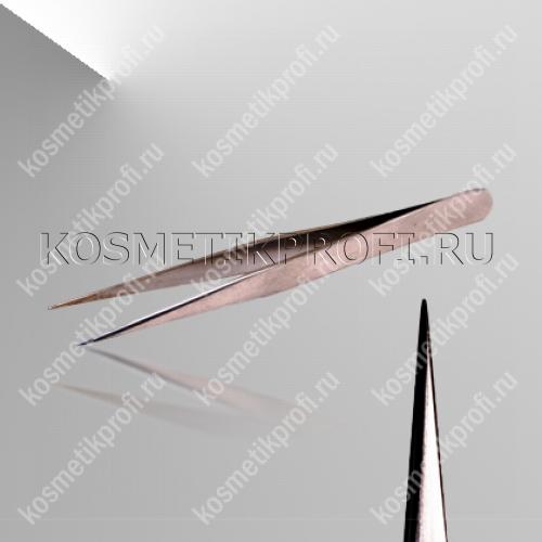 Пинцет узкий, ручка узкая/гладкая