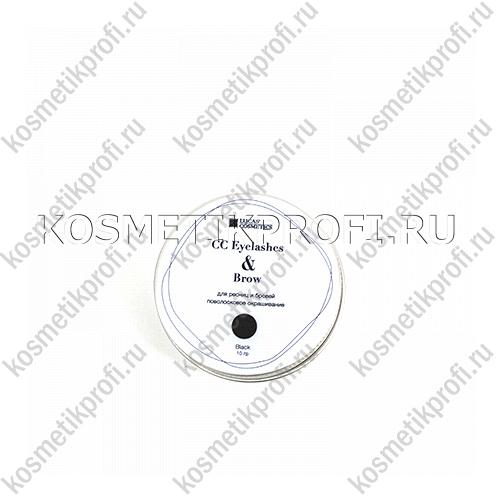 Хна для окрашивания ресниц и бровей CC Eyelashes&Brow в баночке  (черная), 10гр