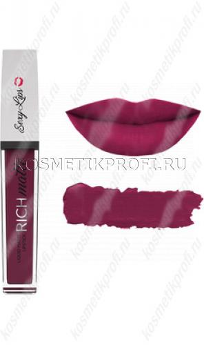 Помада губная жидкая матовая "Sexy Lips", RICH matte тон №6