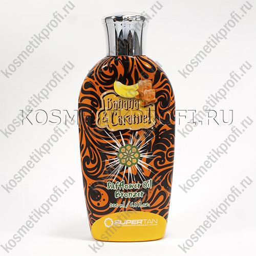 Бронзатор BANANA & CARAMEL с шафрановым маслом и карамелью 200 мл Supertan