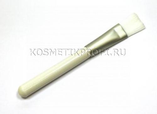 Кисть белая ручка, шелковая/белая/прямая