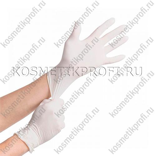Перчатки нитриловые белые L 3,0гр (100 пар) Benovy