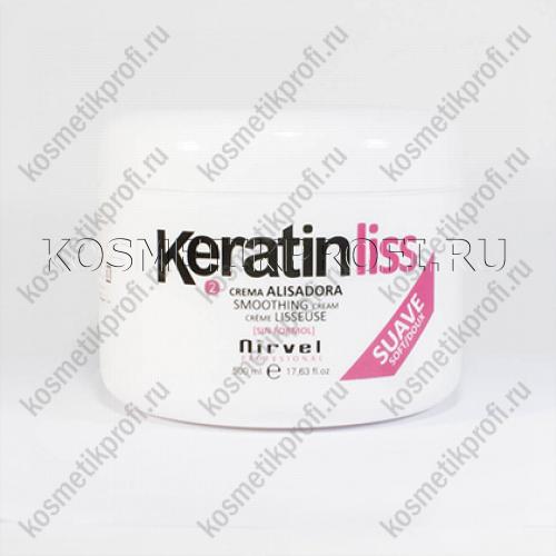Крем для кератинового выпрямления волос Soft 500мл KeratinLiss Treatment Crem Nirvel