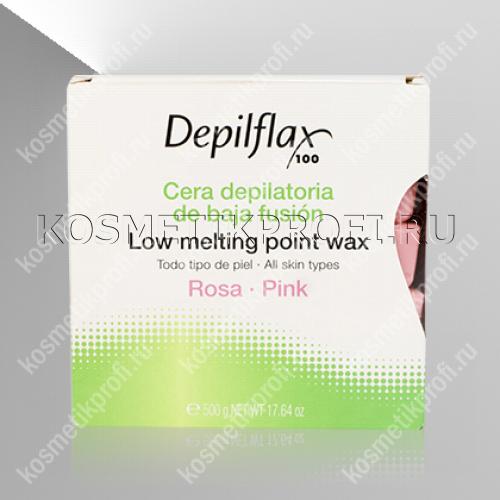 Горячий воск РОЗА 500гр Depilflax
