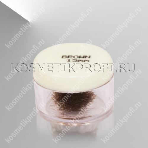 Ресницы №15 коричневые