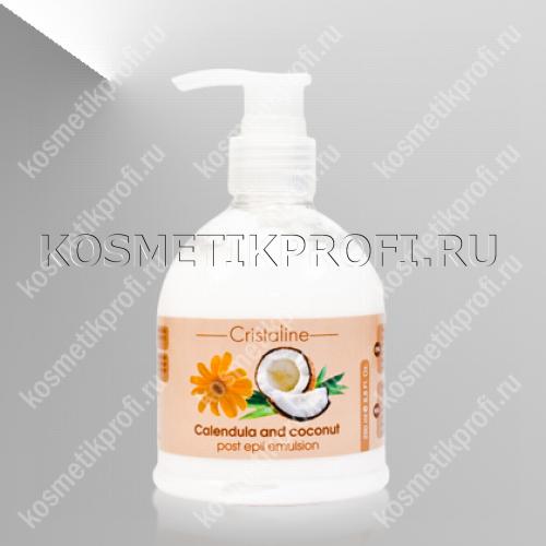 CRISTALINE Эмульсия для тела кокосовая последепиляционная 250мл 
