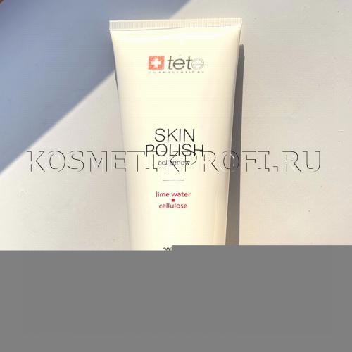 Skin Polish Сell renew атравматичная пилинг-скатка на основе гидролата лимона и целлюлозы, 200 мл