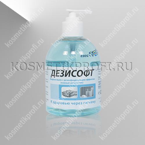 Дезисофт жидкое мыло с дезинфицирующим эффектом - 0,5л с дозатором 