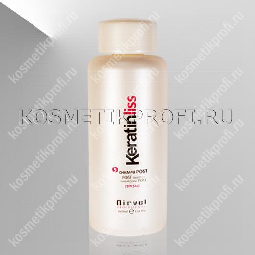 NIRVEL KERATIN-LISS SHAMPOO POST 8 Кератиновый шампунь после процедуры и для домашнего ухода 1000мл 