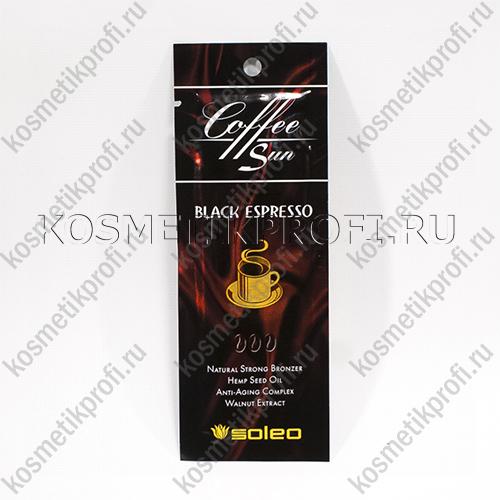 Крем-бронзатор с проявителем загара Coffe Sun BLACK ESPRESSO 15мл