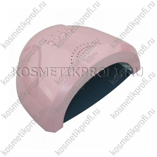 Лампа UV/LED  SUN ONE гибрид розовая, 48 вт