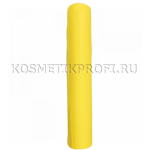 Простыни 70*200 в рулоне желтый Standart №100/600, 14 гр/м2