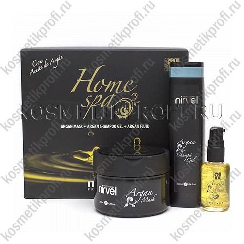 Home SPA  комплекс с маслом Арганы (шампунь, маска,  флюид) 6083 NIRVEL
